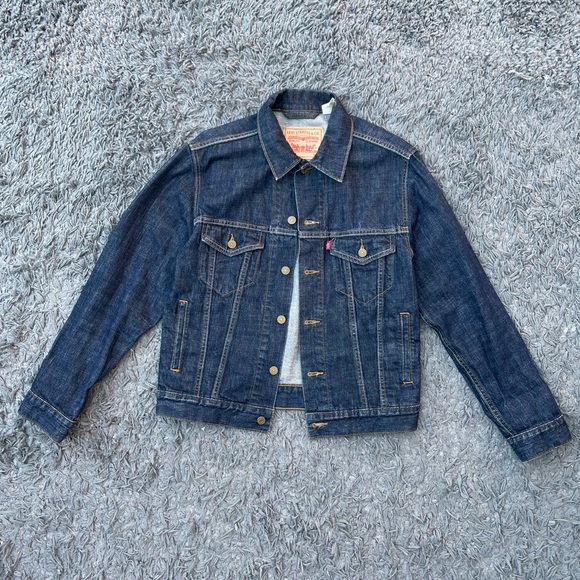 levis denim jacket in medium wash size S mens modern type III - Picture 2 of 16
